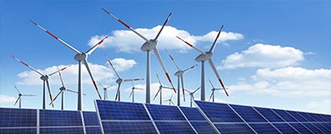 Năng lượng tái tạo mặt trời và gió