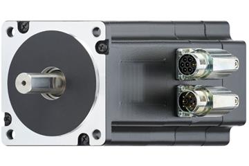 drylin® E stepper motor with connector, encoder and brake, NEMA 34