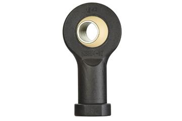 Rod end with female thread, KBRM igubal® with stainless steel sleeve, spherical ball iglidur® W300, mm