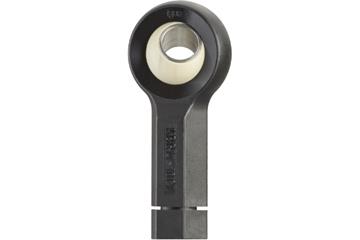 Rod end, KBLM CL, with stainless steel sleeve, spherical ball iglidur® W300, mm