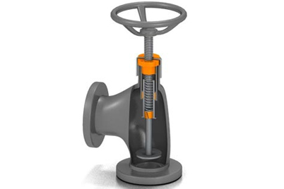 Van chặn có vít me dryspin®, bạc lót iglidur® và vòng piston