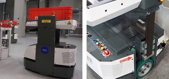 DTS của Knapp với trục đai răng drylin® ZLW trên bàn nâng