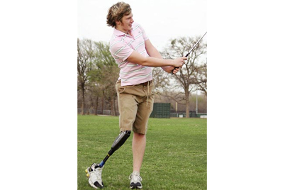 Bộ phận cẳng chân giả với các ổ trục iglidur® của hãng Blatchford Products