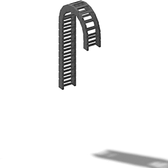 xích dẫn cáp dọc