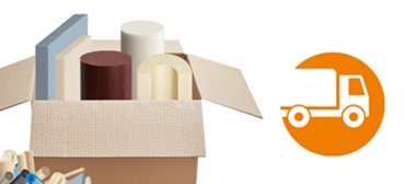 Delivery of the turned or milled components