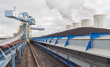 Máy đào Lignite với xích dẫn cáp từ igus®