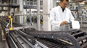 Phòng thử nghiệm xích dẫn cáp của igus®