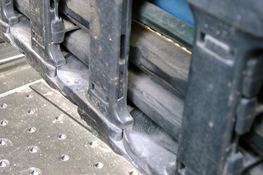 dẫn cáp bằng ống mài mòn