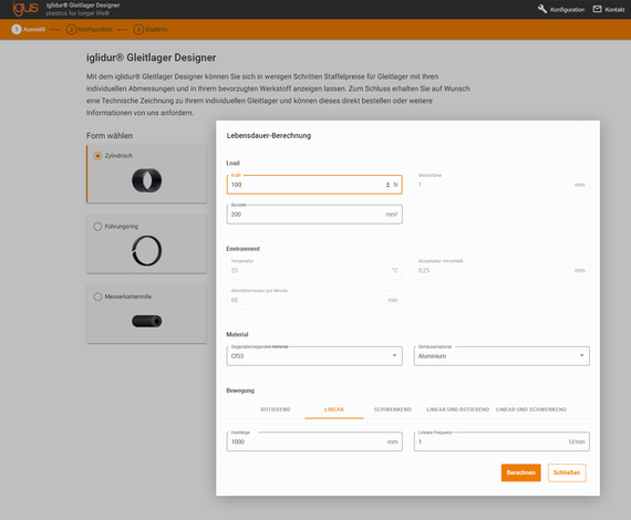 Công cụ trực tuyến igus