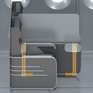 Nội thất máy bay: công nghệ tuyến tính drylin trong vách ngăn