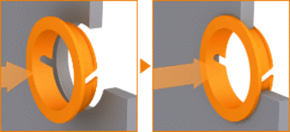 Lắp đặt ổ kẹp iglidur dễ dàng