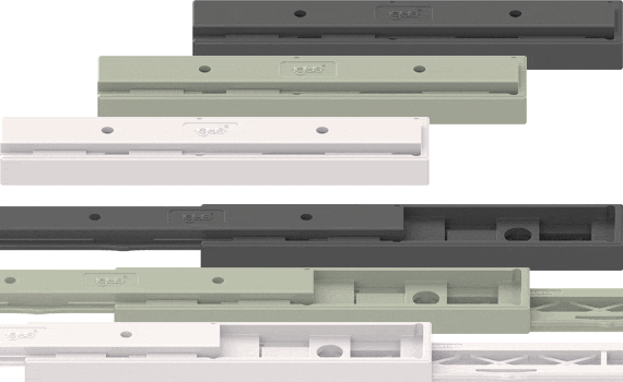 Thanh ray lồng vào nhau nhựa NTP27 từ igus