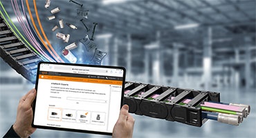 Cấu hình xích dẫn cáp