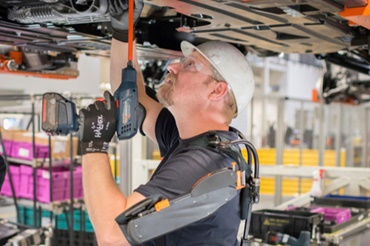 "AIRFRAME ™" exoskeleton với ổ trượt trơn iglidur