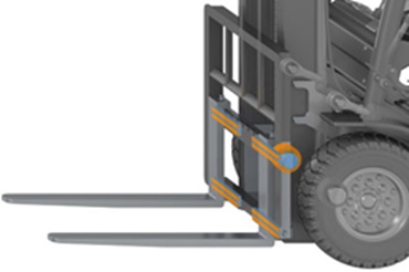 Thanh phôi iglidur® tại nĩa nâng