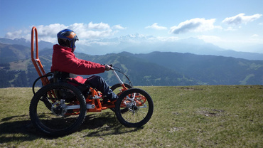 Xe lăn địa hình của Mont Blanc Mobility