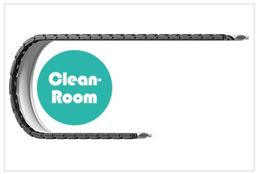 e-skin® phẳng với e-chain®