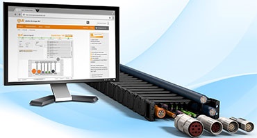 Cấu hình xích dẫn cáp e-chains trực tuyến