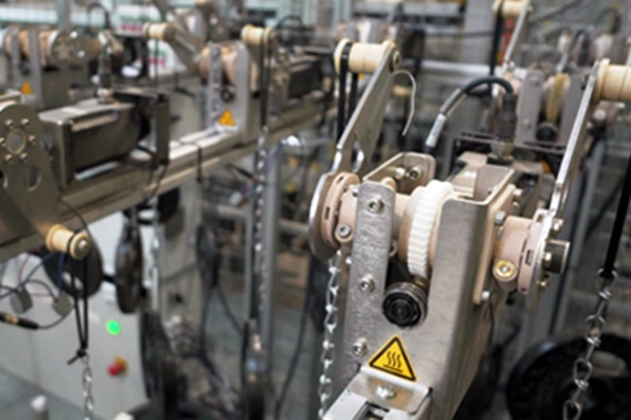 Động cơ có bánh trục vít được làm bằng khớp nối robolink® trong thử nghiệm tải