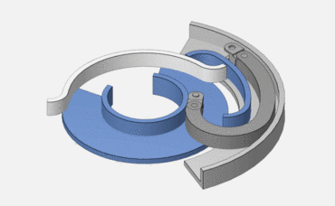 Mô-đun CAD 3D cho chuyển động xoay